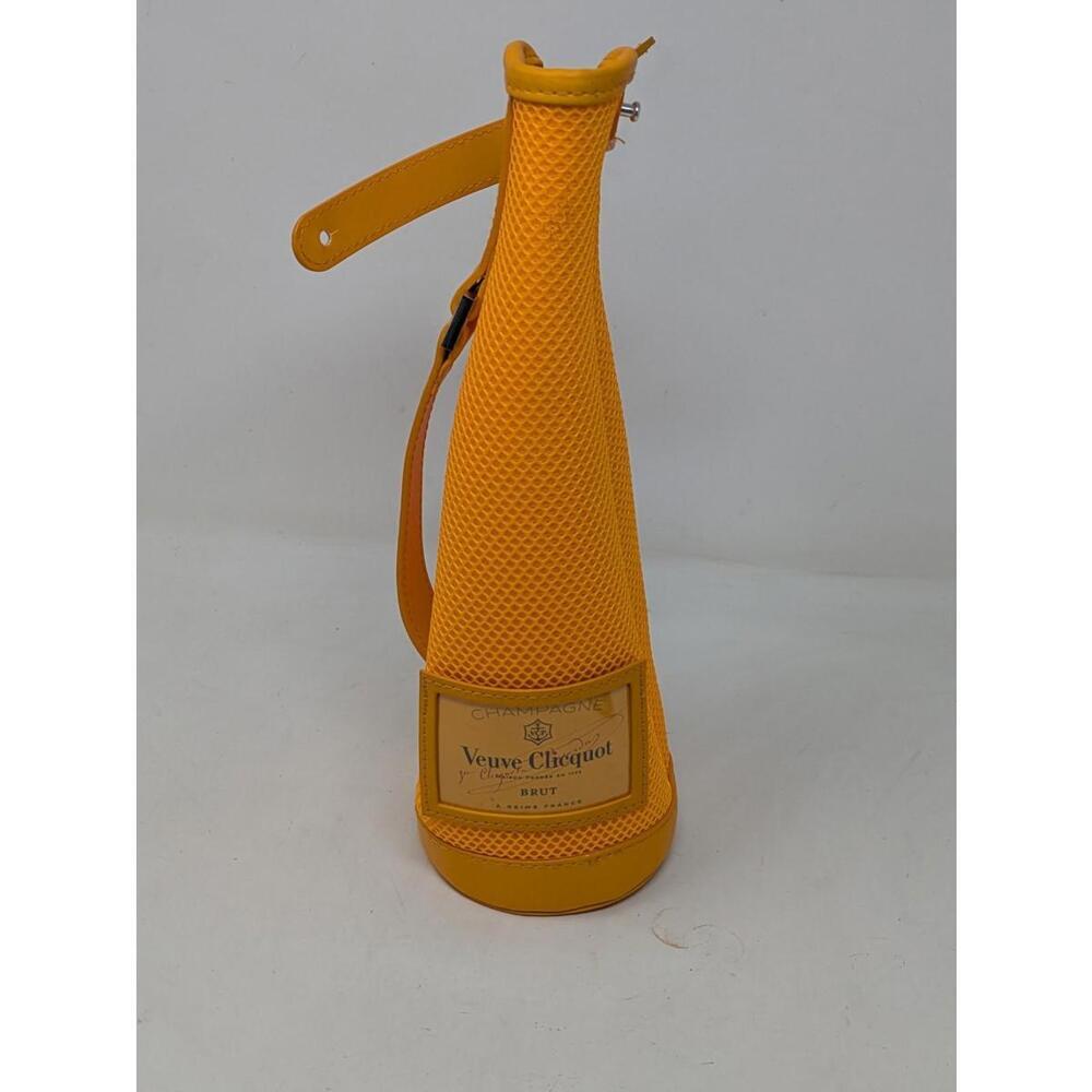 Veuve Clicquot Insulated Champagne Travel Case Wine Bottle Orange Carry Zip Bag